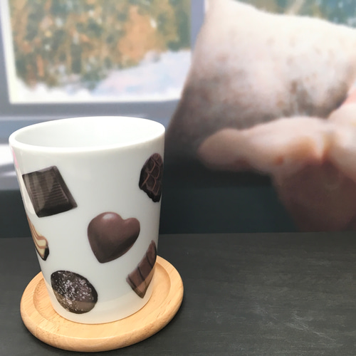 まどマギ ハート型持ち手マグカップ チョコレート ハートの持ち手 マグカップ マグカップ wind-bell 通販