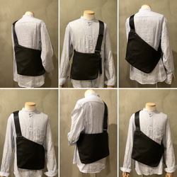 着る感覚で持つ 薄マチ 牛革ボディショルダーバッグ／レスデザイン-Less(レス)／神戸元町革鞄 13枚目の画像