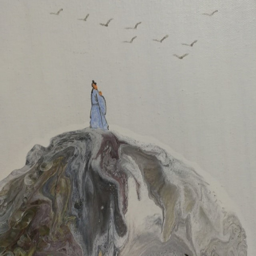 太虚山水――肉筆・画家サイン付き 絵画 ゆう 通販 5329792