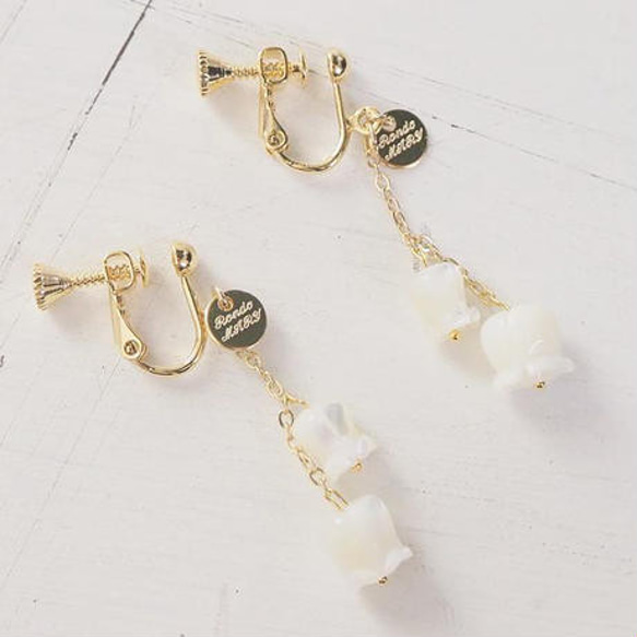 muguet  pendant すずらんのアクセサリー 5枚目の画像