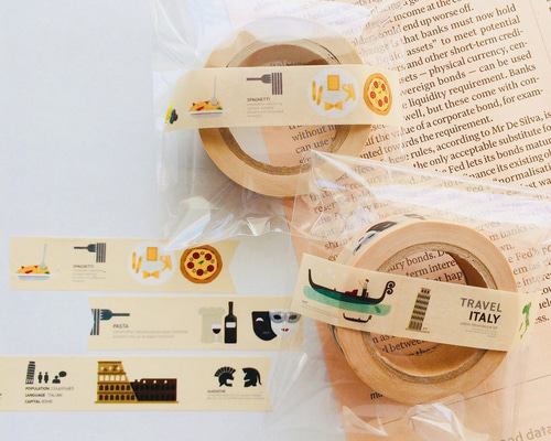 海外マスキングテープ ☆ sonia ☆ Magazine & 生活碎片 ☆ 2本セット