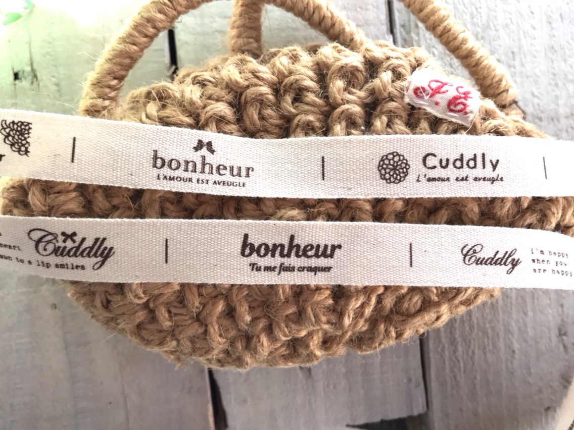 布タグ* 卸 choccte+ 13mm コットン 30m