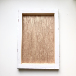 【 レモンイエローフラワー】 木製ファブリックパネル F6 5枚目の画像