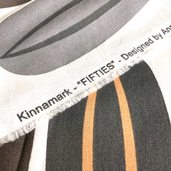 【FIFTEIES E】 北欧ブランド kinnamark木製ファブリック JK 3枚目の画像