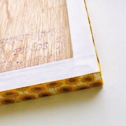 【 ハートのパイ菓子 A】木製ファブリックパネル JK 4枚目の画像