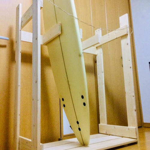 ハンドメイド サーフボードラック アキラさん専用サーフボードラック