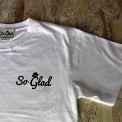 So Glad LOGO TEE White 2枚目の画像