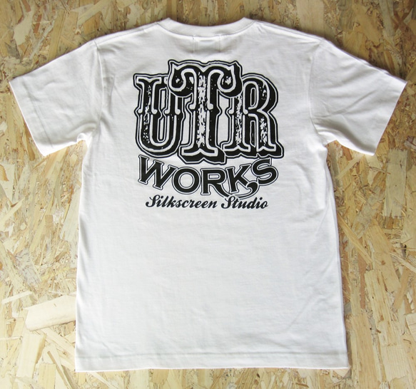 U.T.R.works LOGO TEE White 3枚目の画像