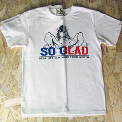 So Glad Girl TEE Logo Red 5枚目の画像