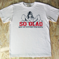 So Glad Girl TEE Logo Red 1枚目の画像