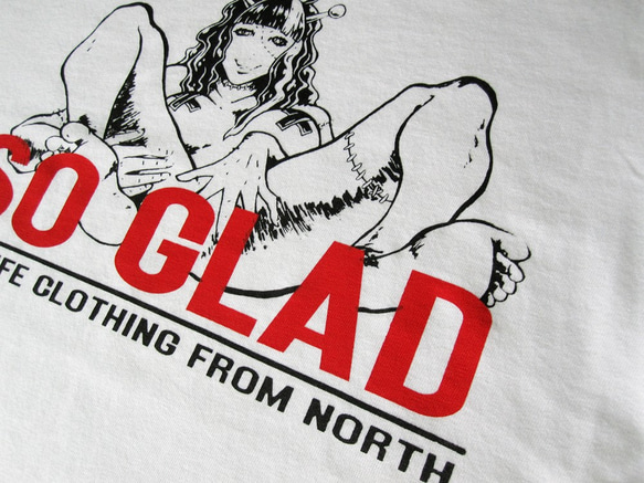 So Glad Girl TEE Logo Red 3枚目の画像