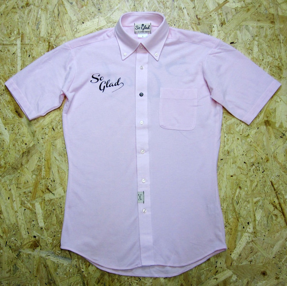 So Glad Dry BD S/S Shirt OX Pink 1枚目の画像