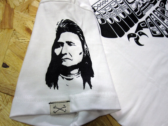 Eagle Falcon Inca Tribal TEE White 5枚目の画像