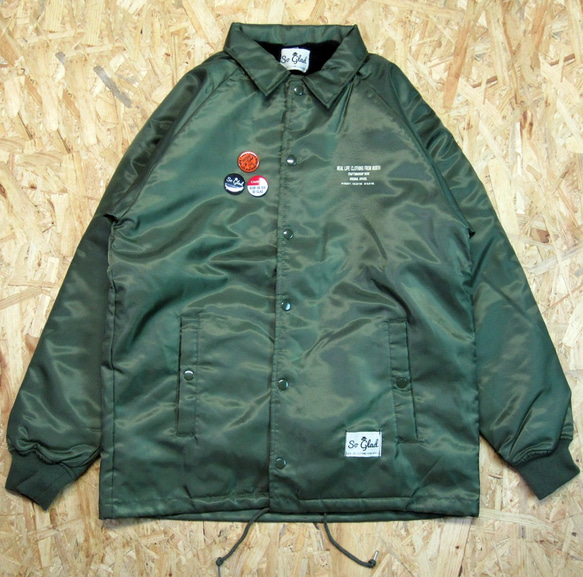 So Glad Coach Jacket Kahki 1枚目の画像