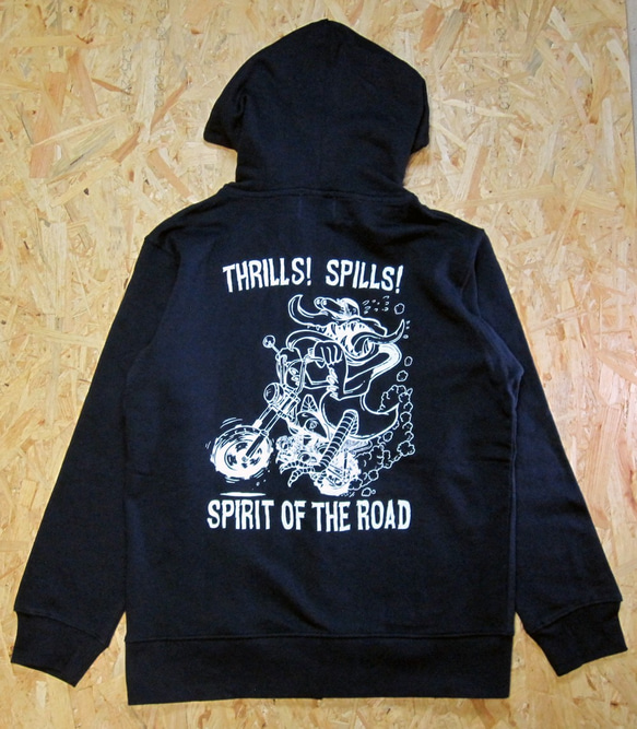 Thrills! Spills! Zip Parka Navy 4枚目の画像