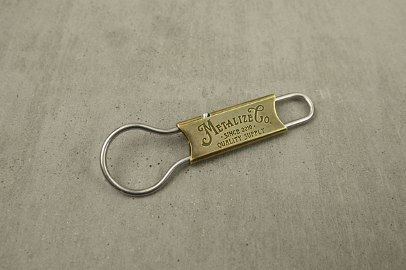 "Good Old Days" Key Ring Brass/Stainless 3枚目の画像