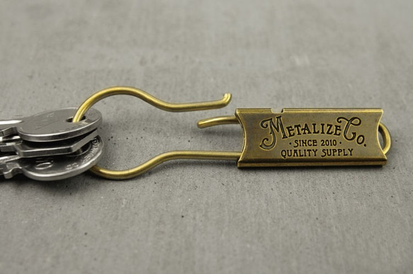 "Good Old Days" Key Ring Brass/Stainless 6枚目の画像