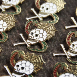 "SKULL SNAKE" Souvenir Pin Set 3枚目の画像