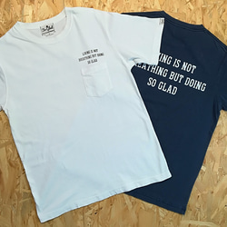 Pigmento Dye Pocket TEE V・Navy 6枚目の画像