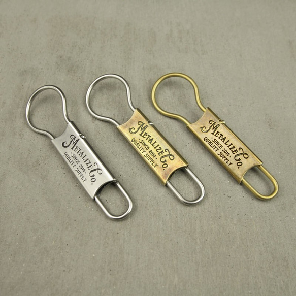 "Good Old Days" Key Ring Brass 2枚目の画像