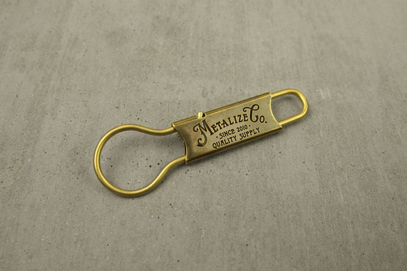 "Good Old Days" Key Ring Brass 3枚目の画像