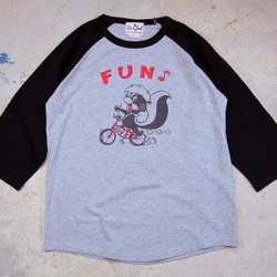 Skunk Raglan 3/4S TEE 1枚目の画像