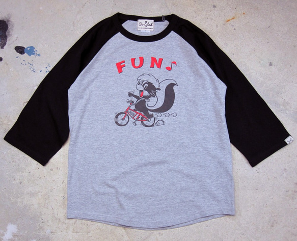 Skunk Raglan 3/4S TEE 1枚目の画像