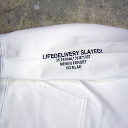 LIFEDELIVERY Slayed P/O Parka White 3枚目の画像