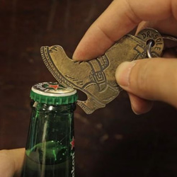 "There is a snake in my boot" Brass Opener Keyring 4枚目の画像