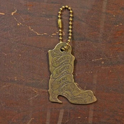 "There is a snake in my boot" Brass Opener Keyring 8枚目の画像