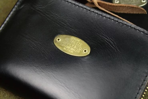 CLASSIC TEA CORE LEATHER CARD & COIN HOLDER WALLET 3枚目の画像