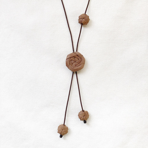 国産山葡萄バック ネックレス バックチャーム付き 国産山葡萄バック