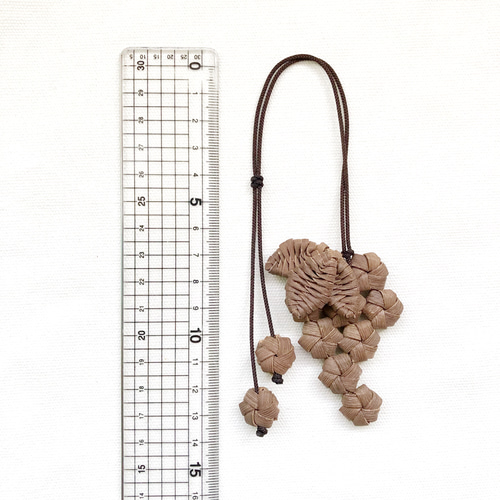 国産 山葡萄 バッグチャーム（ミニぶどう） 国産 山葡萄 バッグチャーム（ミニぶどう）【受注製作】 バッグ