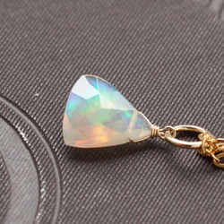 エチオピアオパール ペンダントトップA（チェーン別売り）Ethiopian Welo Opal 2枚目の画像