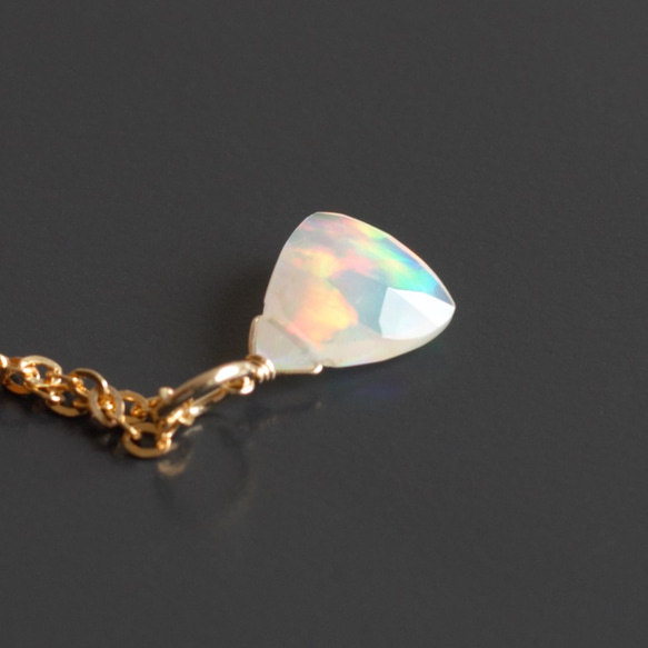 エチオピアオパール ペンダントトップA（チェーン別売り）Ethiopian Welo Opal 5枚目の画像