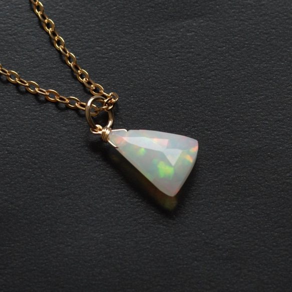 エチオピアオパール ペンダントトップB（チェーン別売り）Ethiopian Welo Opal 6枚目の画像