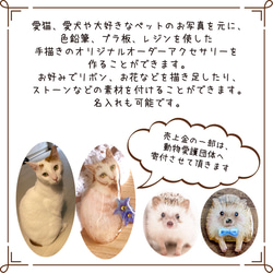 動物　オリジナルオーダーアクセサリー 2枚目の画像