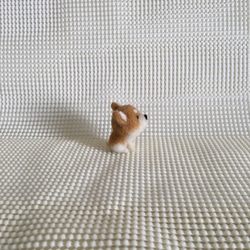 羊毛フエルト　柴犬　ミニチュア茶 2枚目の画像
