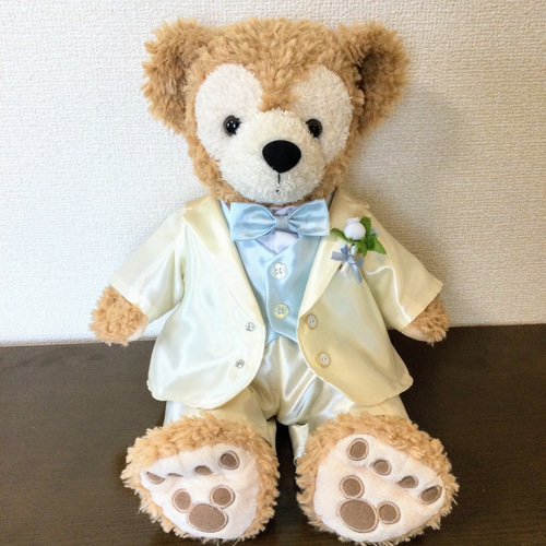 ナチュラルブルー＊ダッフィー＆シェリーメイ ウェディング衣装セット