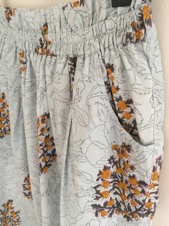 インド綿プリントタイトスカート <MR181102> 4枚目の画像
