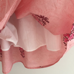 インド綿プリントミモレ丈スカート <MR181202> 2枚目の画像