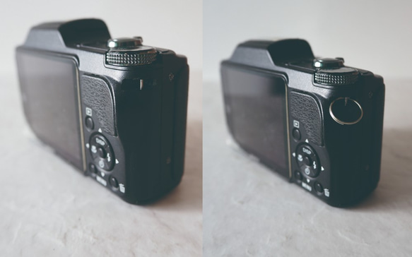手作り減圧カメラストラップカメラストラップカメラストラップ（ネイビースタイル）S47 7枚目の画像