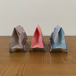 こんにちは お届けものです 〜チェック柄〜 3枚目の画像