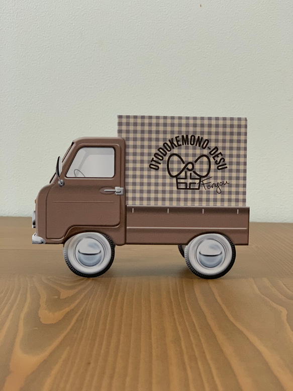 こんにちは お届けものです 〜チェック柄〜 6枚目の画像