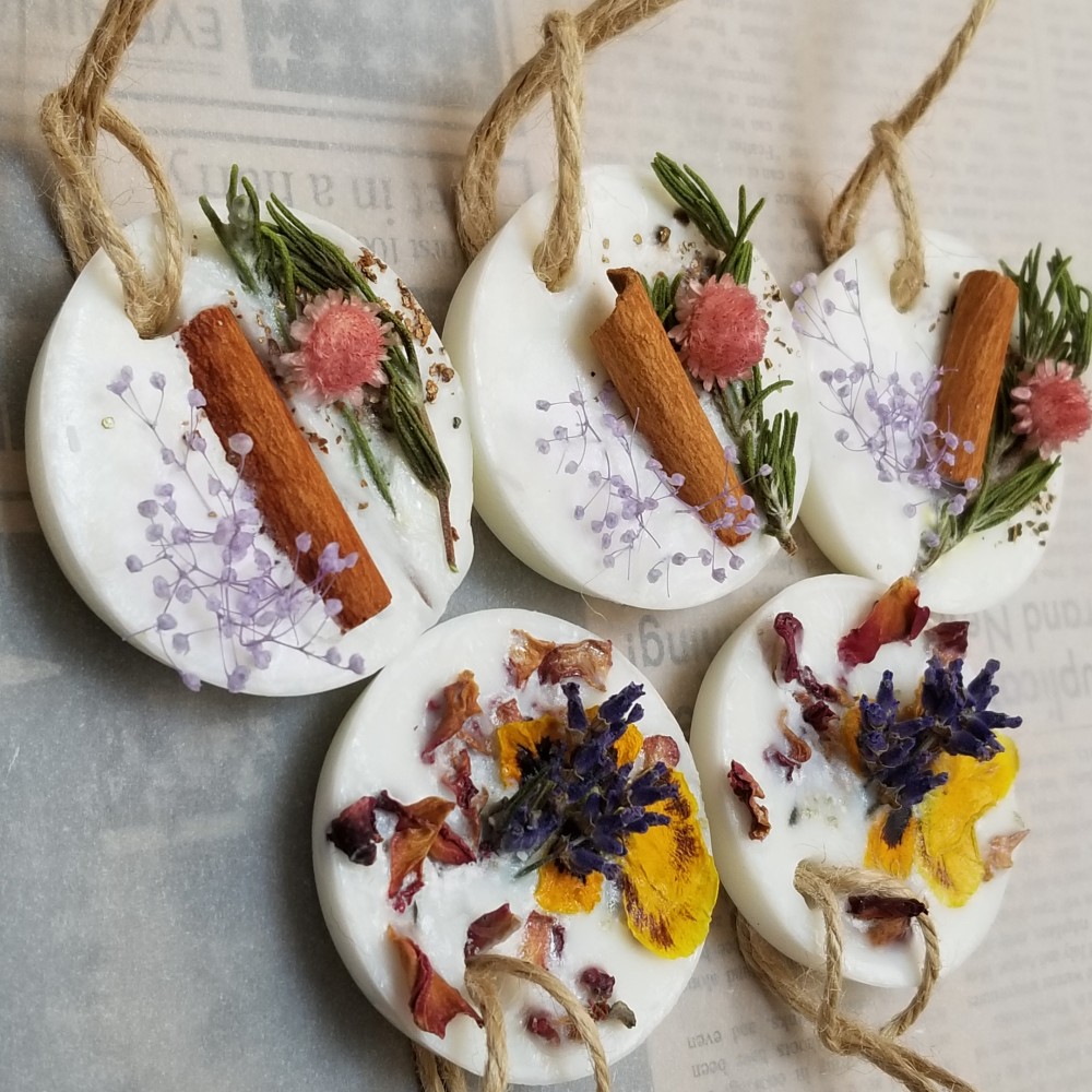 さわやかな香りのアロマワックスサシェ(2個セット) キャンドル