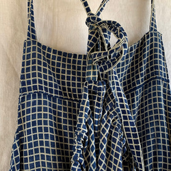 Japanese vintage sashiko apron skirt 4枚目の画像