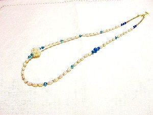 ぽっちゃりさんに天然淡水パールネックレス