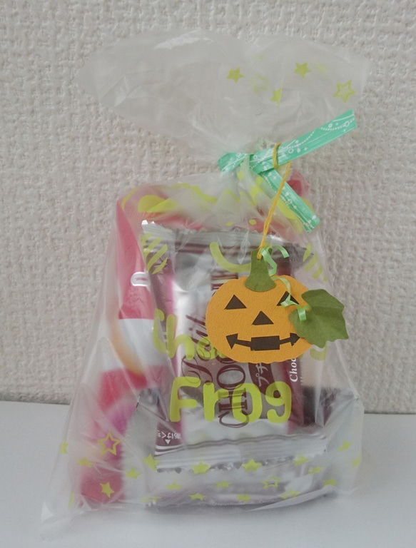 ハロウィンかぼちゃのチャーム＆ミニバッグ 2枚目の画像