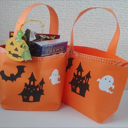 ハロウィンかぼちゃのチャーム＆ミニバッグ 4枚目の画像