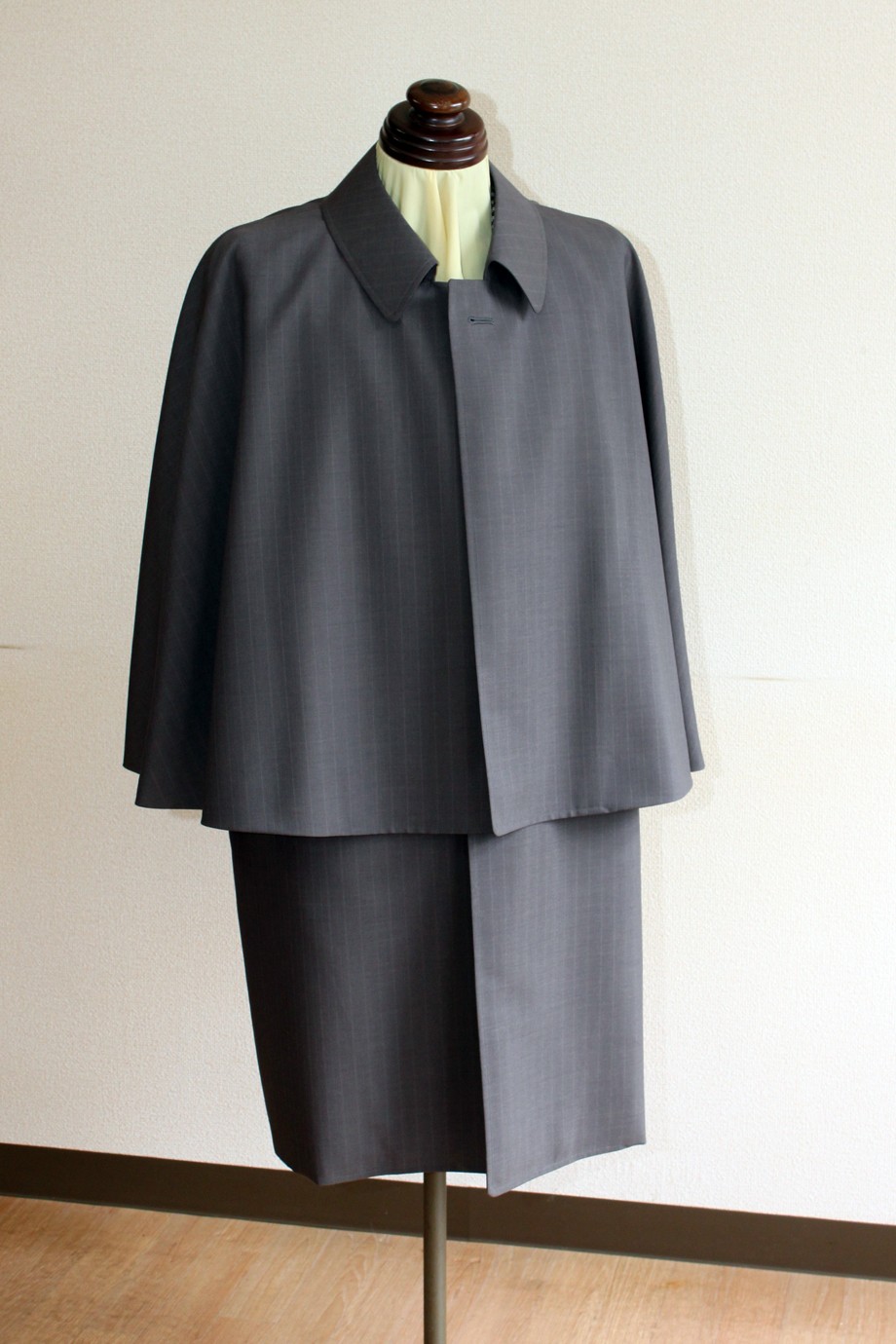FRANKLIN TAILORED トンビコート size:3 メンズ インバネスコート ベージュ系 ウール 3シーズン 浅田洋服